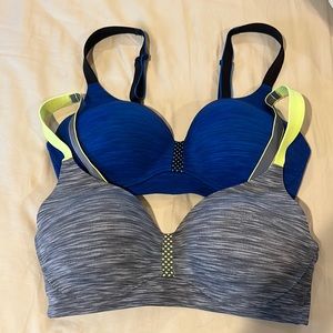 Set of 2 Maidenform Sport Convertible wireless bras 34C